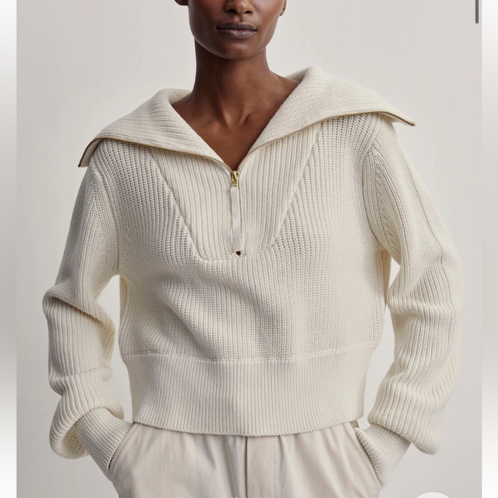 Varley Mentone Half-Zip Knit Pullover